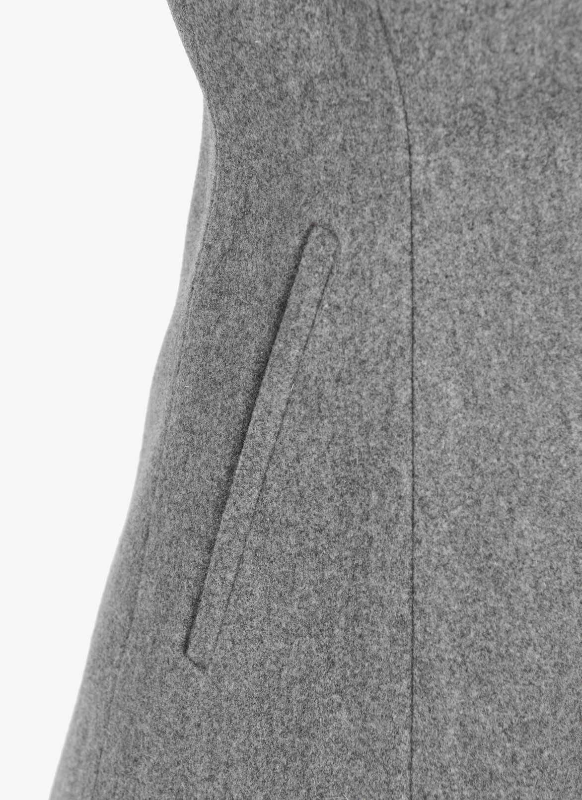 LONG JACKET DRAP VIF GREY ALAÏA GRIGIO LONG JACKET DRAP VIF GREY